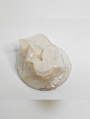White Onyx Dove Wind Chime Hand Carved Stone Bird Garden Decor Peace Symbol New